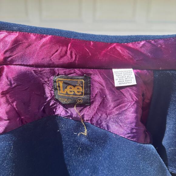 Vintage 70s Lee Velour Pointed Collar Button Up Shirt Size M - Picture 6 of 6